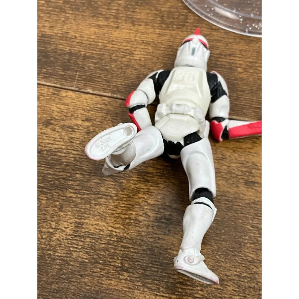 Star Wars Clone Trooper Figure 2001 Hasbro Red Markings 3.75